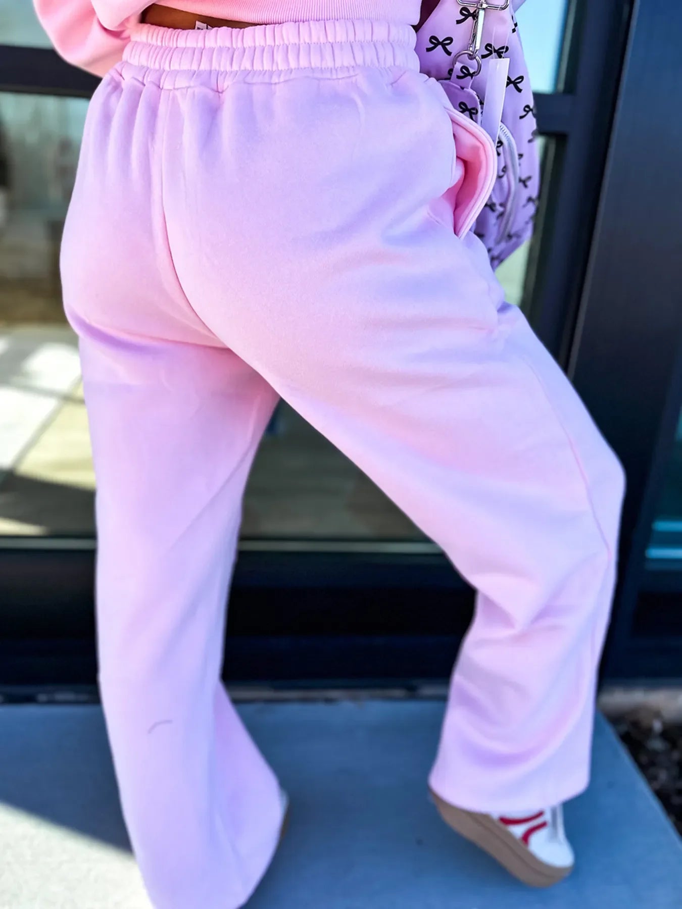 Sweetheart Vibes Lounge Set Blush Pink 2-Piece