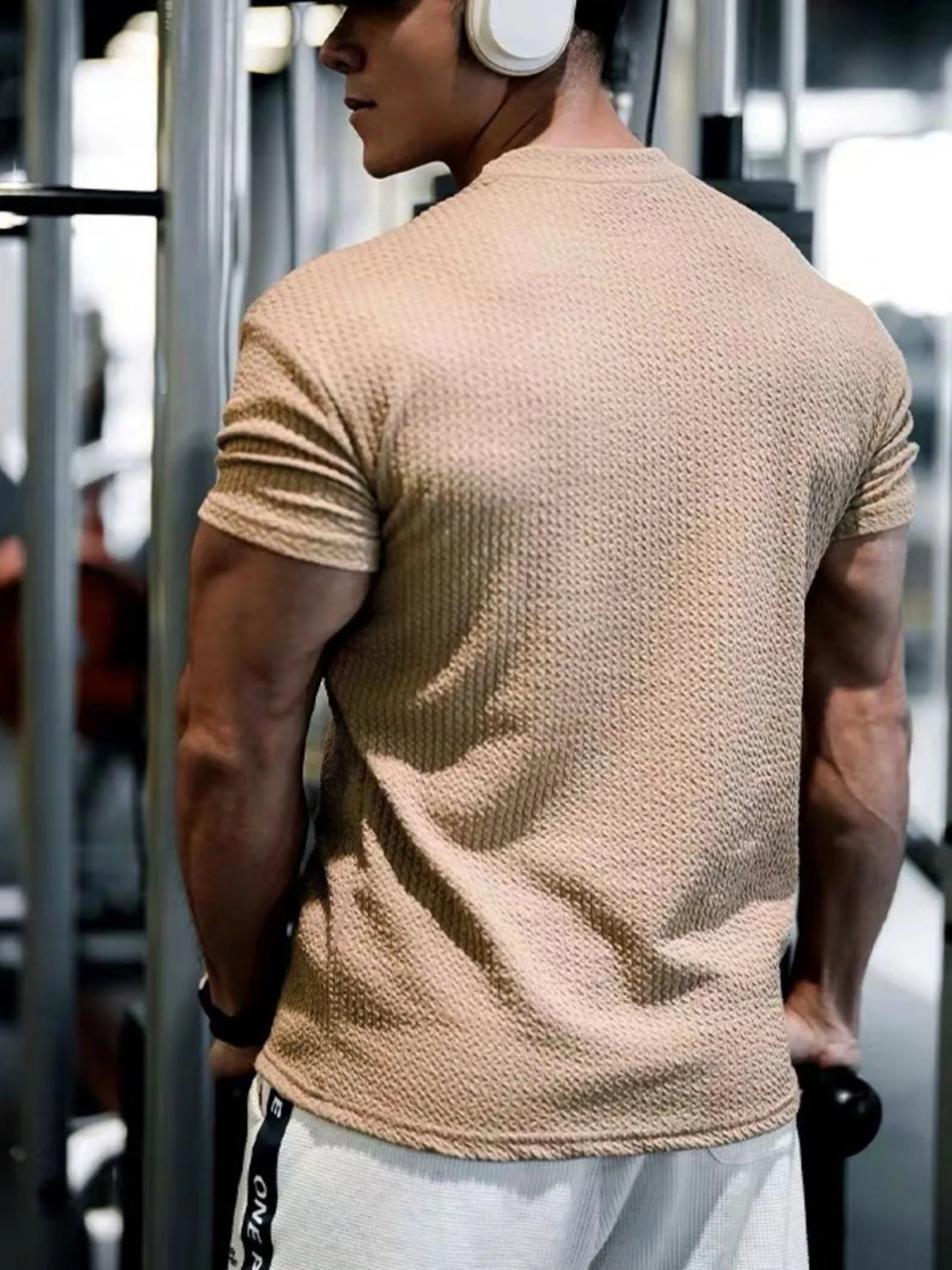 Men's Full Size Breathable Short Sleeve T-Shirt Plus Size