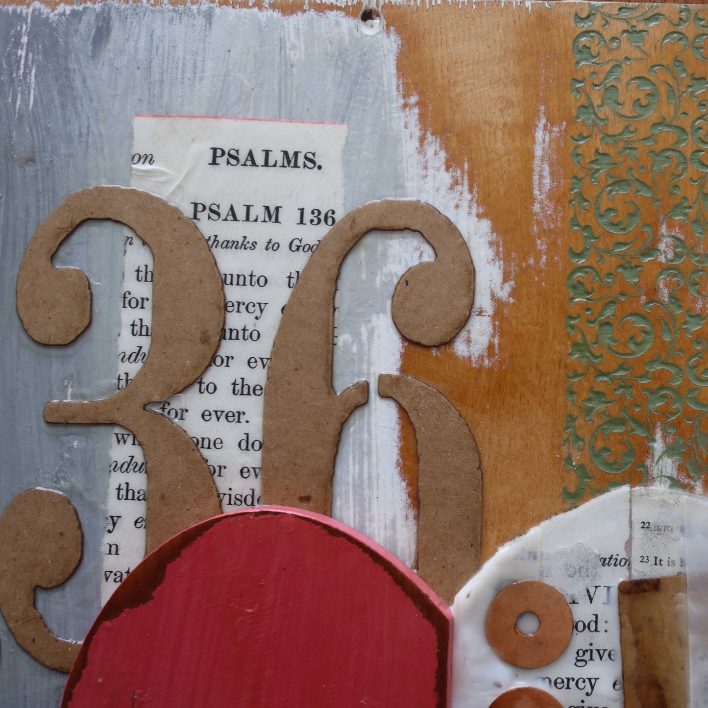 His Love Endures Forever Collage Art Prints