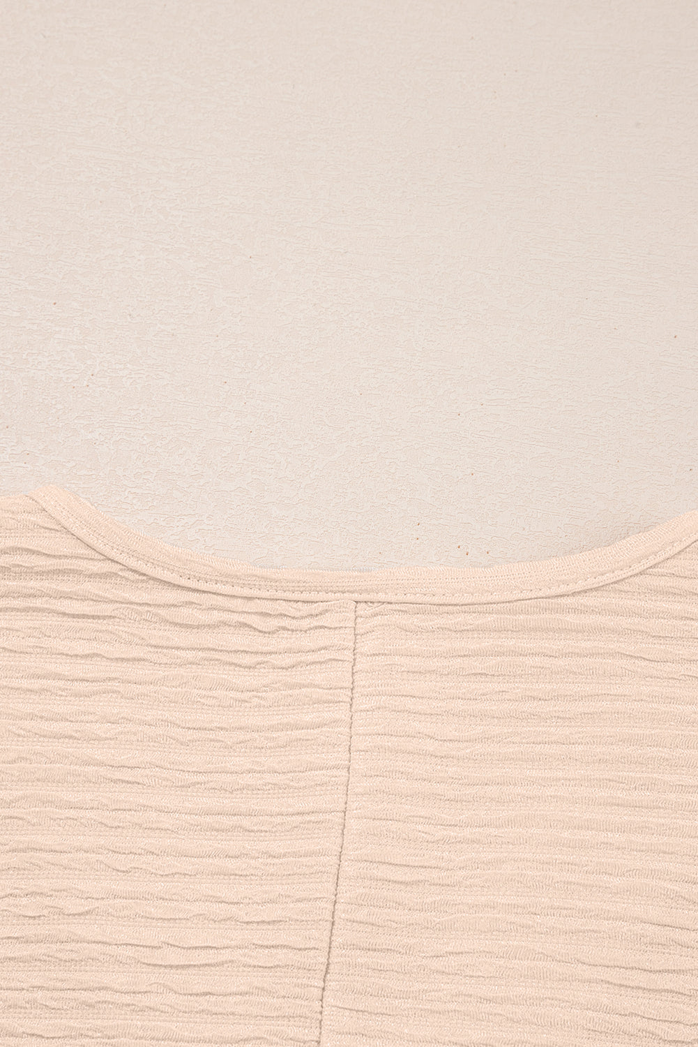 Luxury Textured V Neck T Shirt and Shorts Set