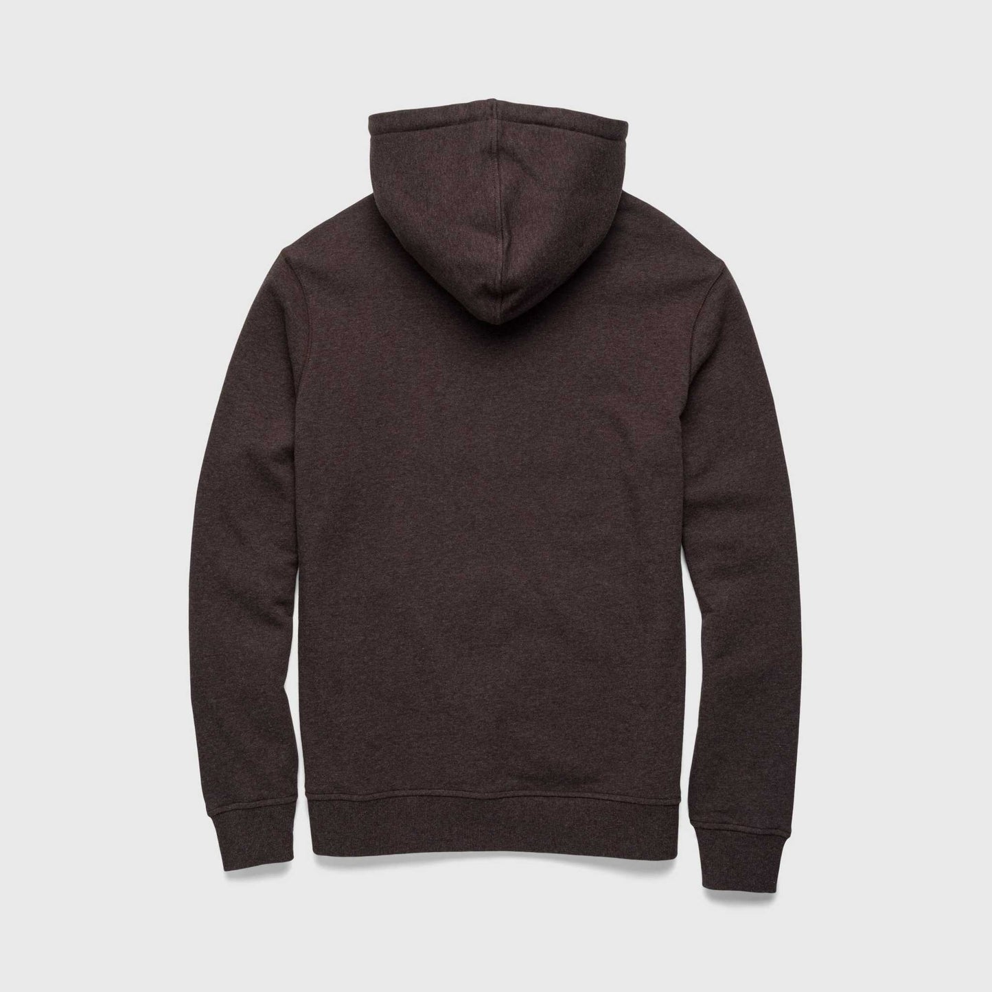 Marine French Terry Hoodie - Brown Heather