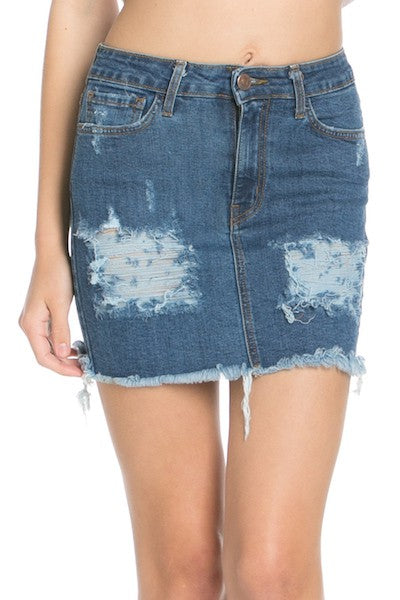 Jeans Mini Skirts Denim Vintage Skirst Western