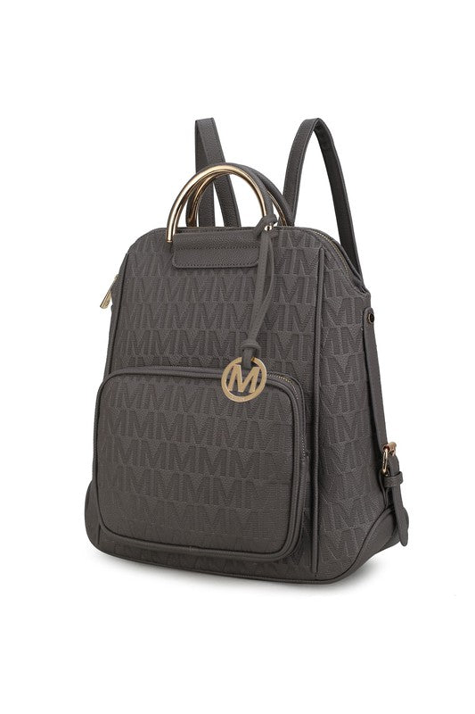 MKF Torra Milan Signature Trendy Vegan Leather Backpack Mia