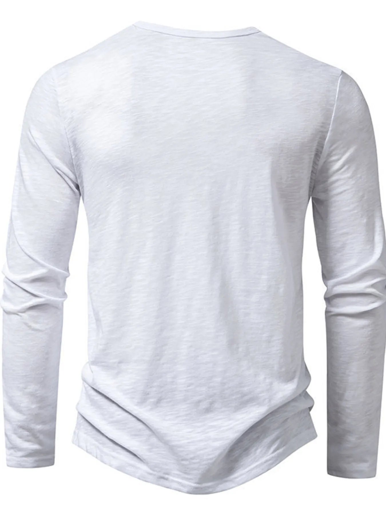 Men's Button Detail Long Sleeve T-Shirt