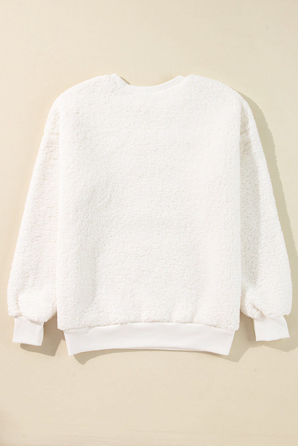 Katie Chenille Graphic Sherpa Sweatshirt