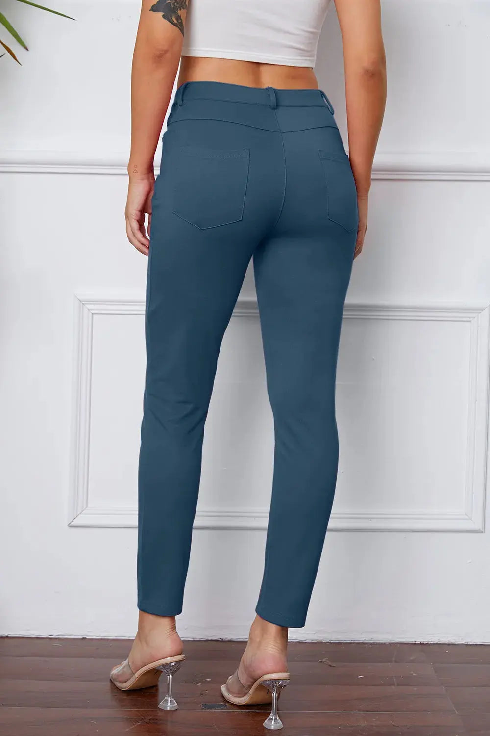 Basic BAE Full Size StretchyStitch High Waist Skinny Pants