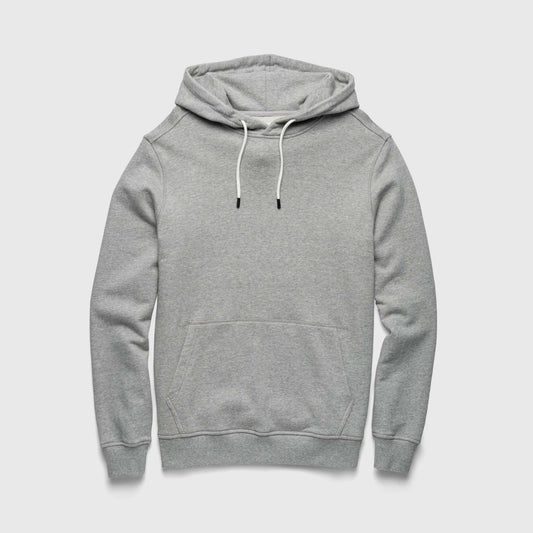 Marine French Terry Hoodie - Heather Grey