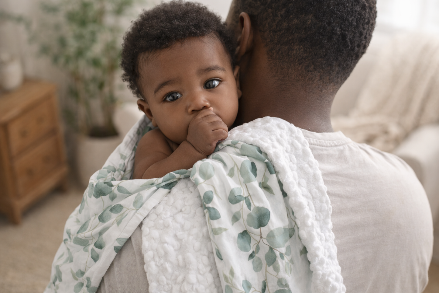 Eucalyptus Embrace Minky Blanket