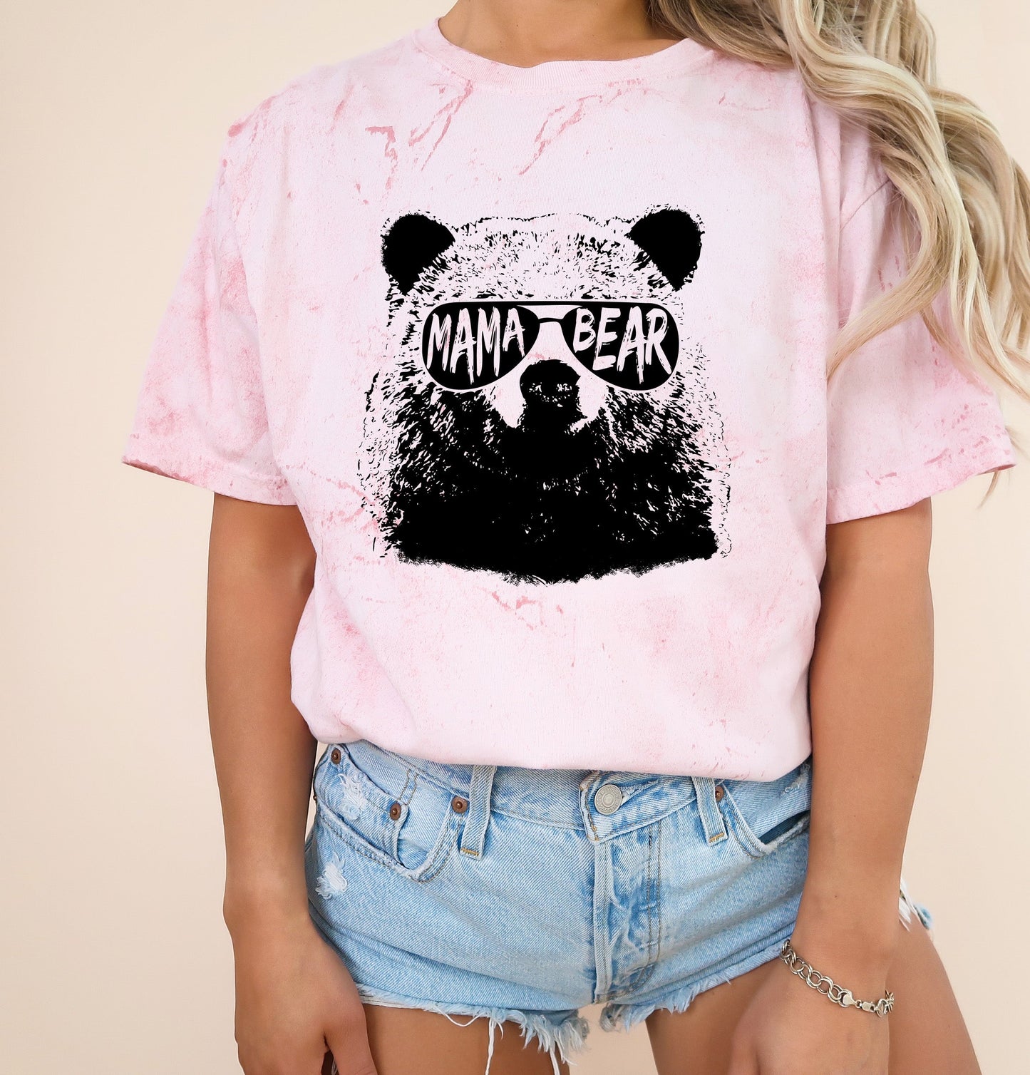 Mamabear Mama Bear Garment Dyed T Shirt