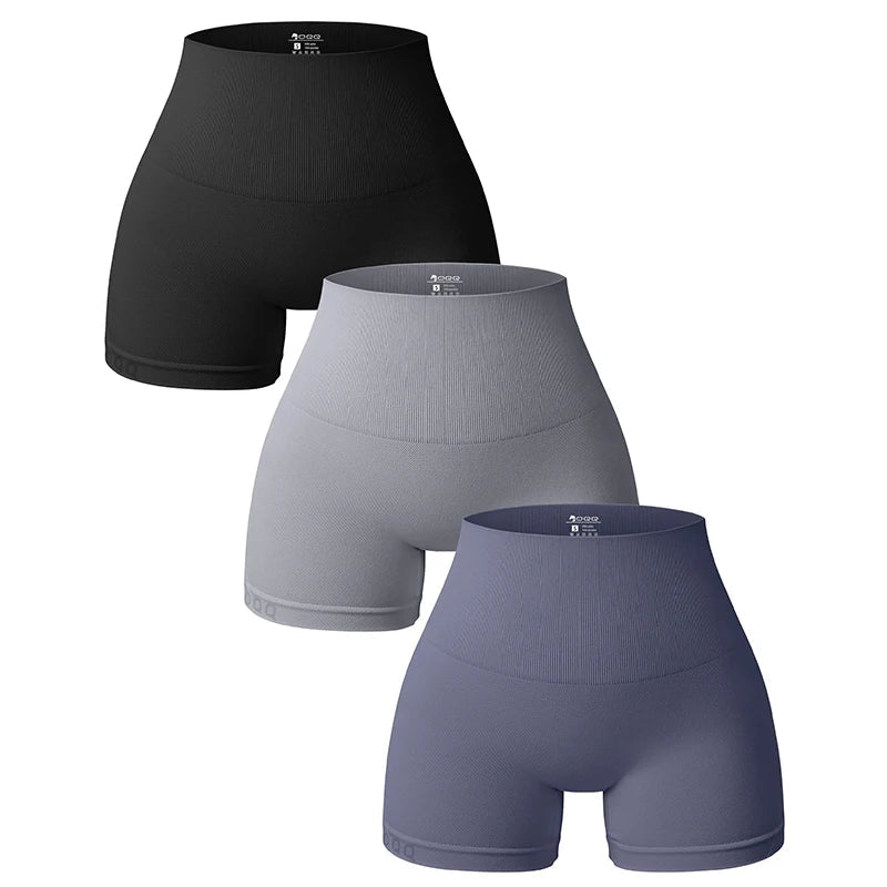 High-waisted Hip Lift No Awkward Line Yoga Shorts for Women