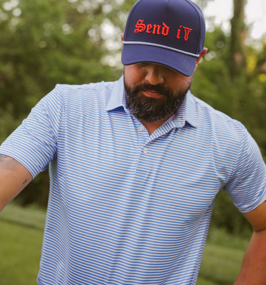 Summer stripes Performance Polo