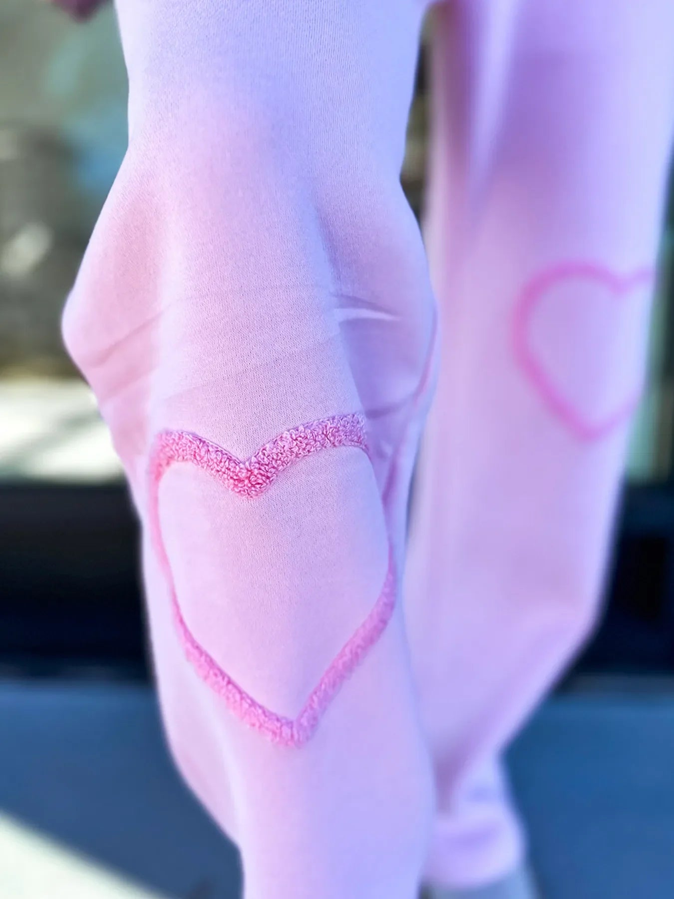 Sweetheart Vibes Lounge Set Blush Pink 2-Piece