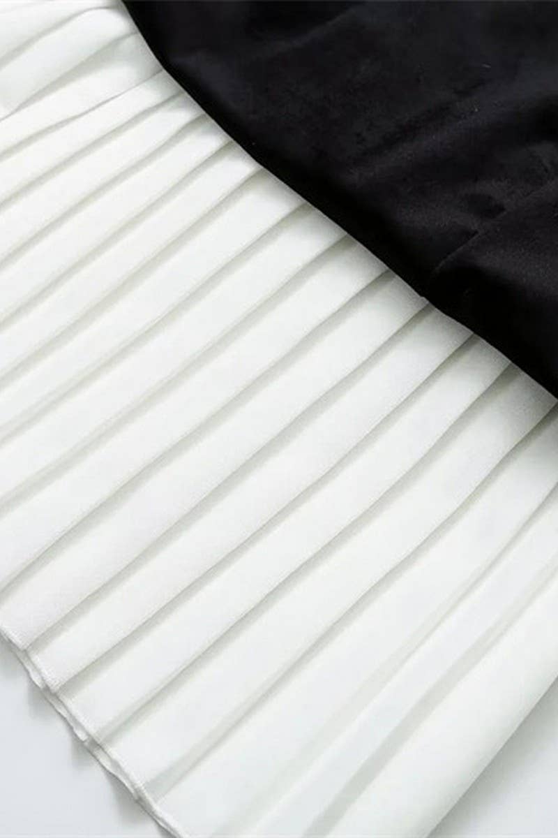 Strapless black Velvet Dress